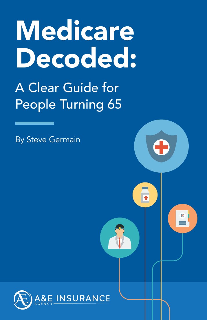 Cover of Medicare Decoded: A Clear Guide for People Turning 65, by Steve Germain